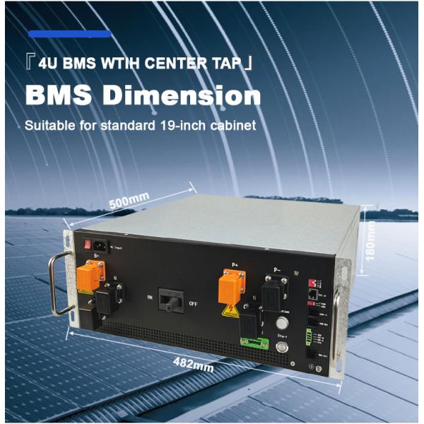 Система управления высоковольтными батареями GCE 190S 125A Master Slave BMS с реле BMS NMC LTO LFP хранилище солнечной энергии