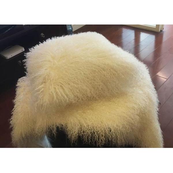 18 Inches Long Sheep Fur Decorative Pillows