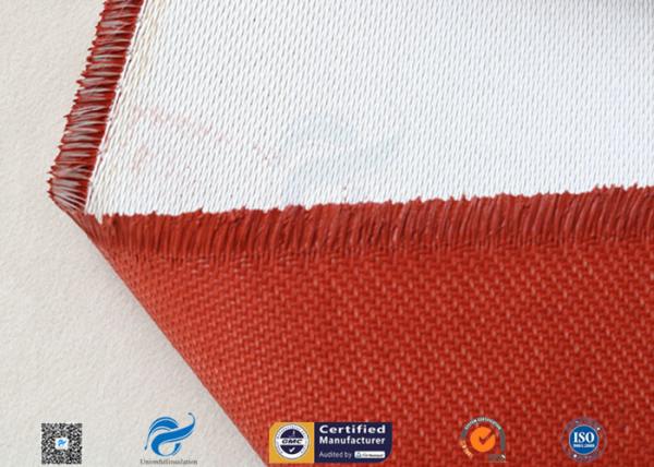 Tampas à prova de fogo revestidas da protecção contra o calor de pano da fibra de vidro do silicone de 750 graus