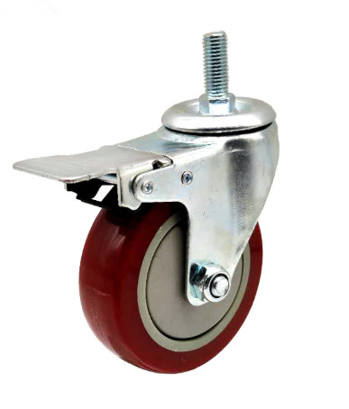 125mm PVC wheels and castors