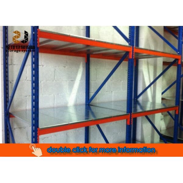 Unidad de estantería de acero de varios niveles de protección contra la corrosión recubierta en polvo epoxi