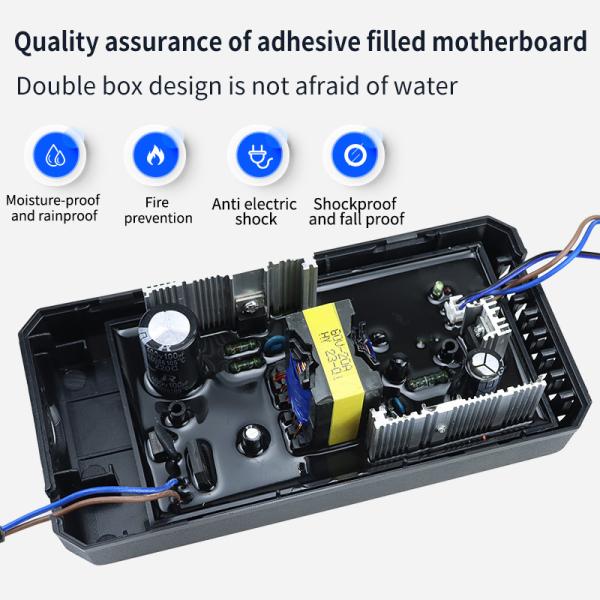 Electric Vehicle Scooter Lead Acid Battery Charger Eu Au Uk Jp 48v 60v 72v 12ah 20ah 32ah 6 Lamps Bicycle Tricycle E-bike