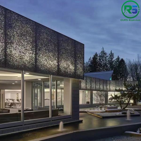 l'agrafe d'épaisseur de 8mm dans architectural en aluminium de panneaux de mur de plafond en métal suspendu ignifugent