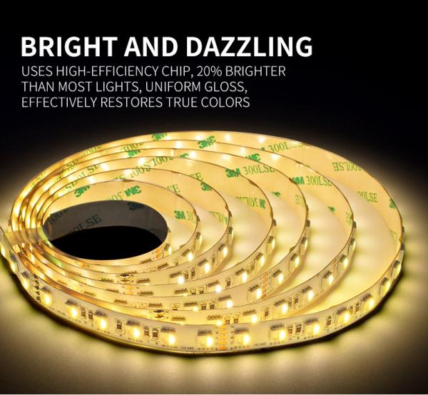 Flexible RGBWW 463nm 570lm 28W SMD 5050 LED Strip Light