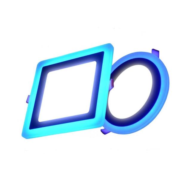 IP44 6 + 3W 12 + 6W 18 + 6W Dimmable LED Panel Light For Exhibition Hall