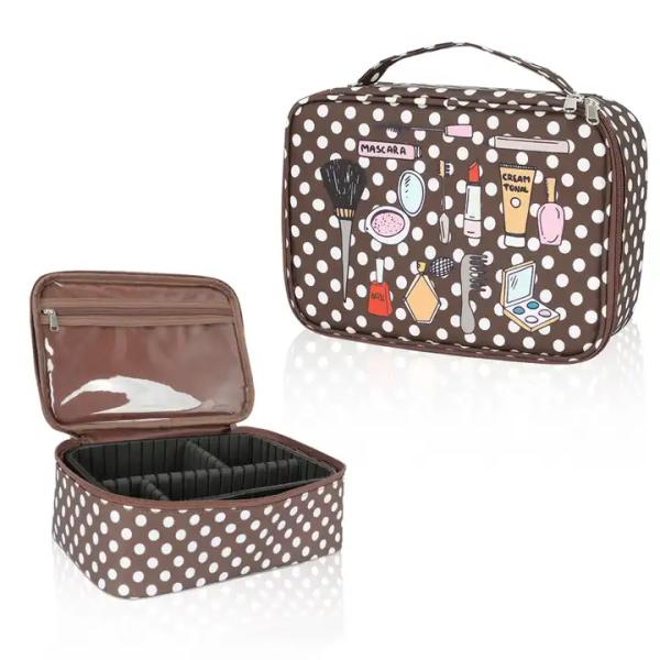 Large Capacity Cosmetic Bags With Compartments For Makeup