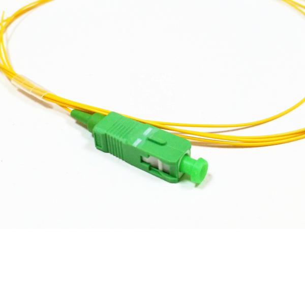 SC APC Connector Simplex 0.9mm Optical Fiber Pigtail