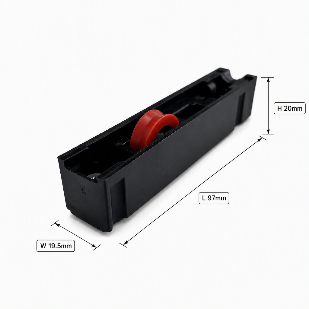 20mm V Groove Single Wheel Sliding Door Roller Nylon Window Roller Pulley Wheel