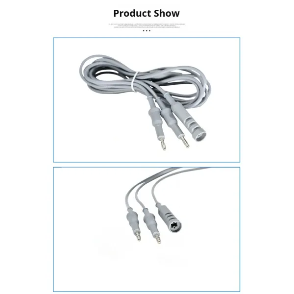 Grey Alcohol Disinfecting China Compatible Universal Bipolar Electrocoagulation Forceps Cable