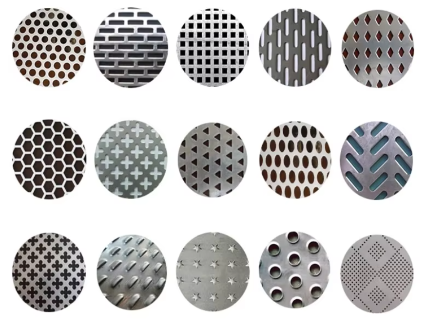 Custom 1220×2440mm Perforated Metal Sheet with 6mm Round Holes for Architectural Cladding and Decoration