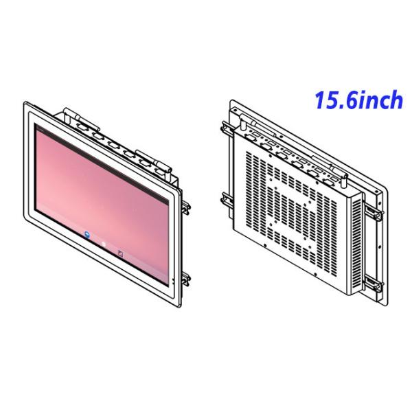 15.6-Inch Slim Android Display for Factory Dashboards and Automation Systems