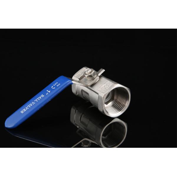 Stainless Steel 201 / 304 / 316 Thread End 1pc Ball Valve PN63