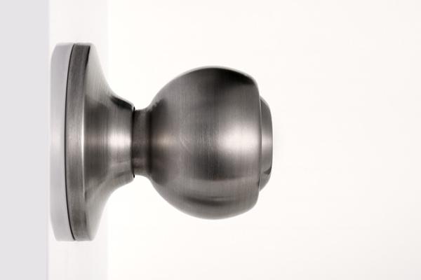 Exterior Door Cylinder Door Knobs Lock Satin Nickel Knob Lever