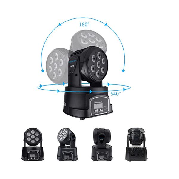 High Brightness 100W Mini Moving Head Light  With LED Display