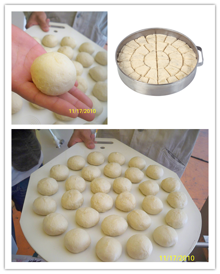 0.75KW Bread Baking Equipment , Semi / Full Automatic Dough Divider Rounder Machine