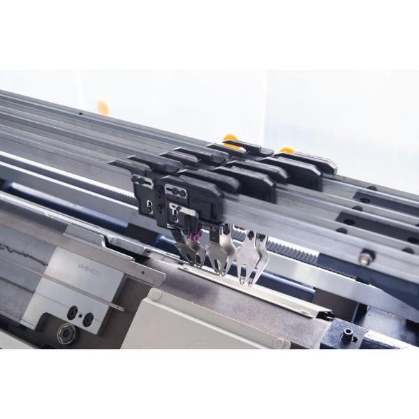 Double Carriage 14G Full Jacquard Polo Collar Knitting Machine Single System