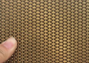 Anti fio rígido de bronze Mesh Panels Anti Erosion das cobertas de parede 3.2mm