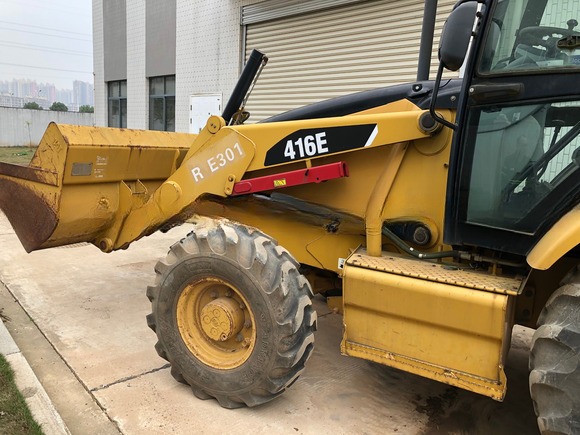 6792 10200 kg Peso de la máquina Caterpillar 416E Cargador de retroexcavadora 162 kw Original Ahora