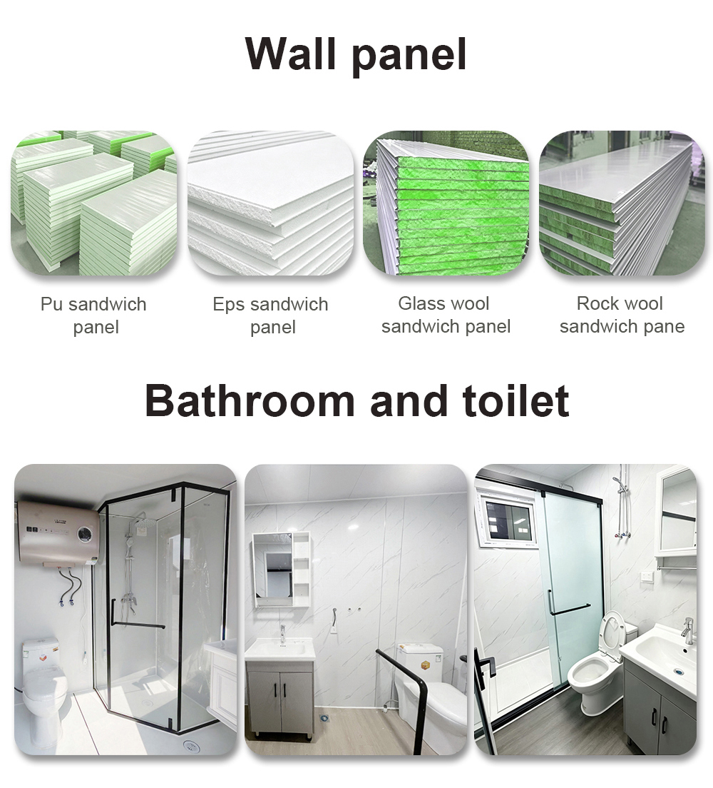 20ft Prefabricated Houses Modular Container Homes Prefab Tiny House Movable Prefab Cabin Good Price Mobile Apple Cabin Homestay