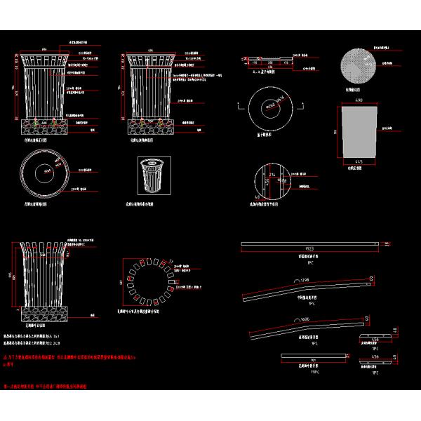 EN840 отброс литого железа сертификата H915mm 45L сортируя ящики