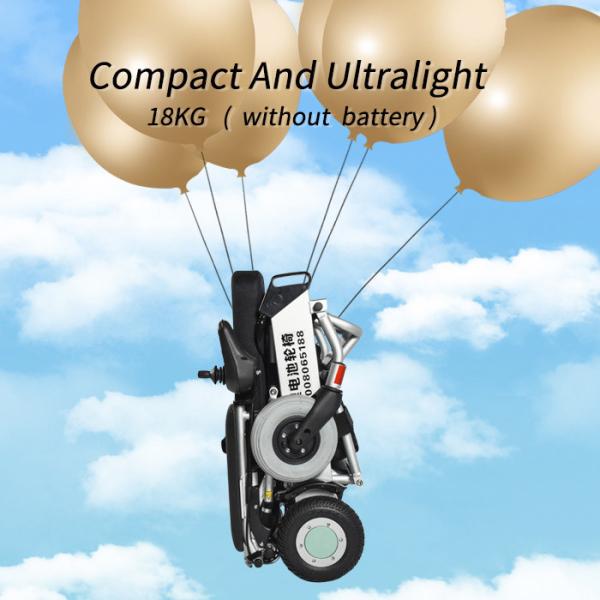 Airport Travelling 6km/H Lightweight Collapsible Wheelchair