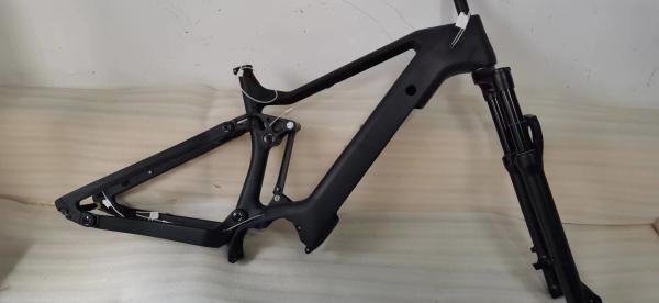 27.5+ 29 Boost Enduro Full Suspensão E Bike Frame Full Carbon Electric Bike Frame