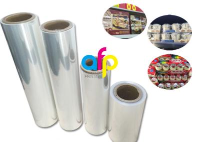 Yokurt Bundle Packing Heat Shrink Plastic Film , Soft Poly Shrink Film