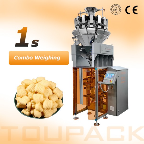 Automatic Weighing Packing Machine 5-200g High Speed Snack Granule Weighing Packaging Machine