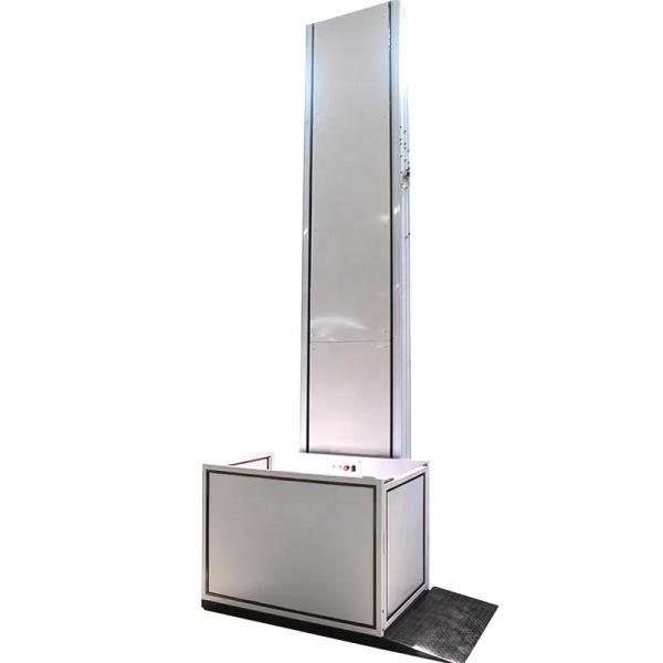 2.5m 3.5m Exterior Wheelchair Lift Commercial Hydraulic Platform Lift For Wheelchair