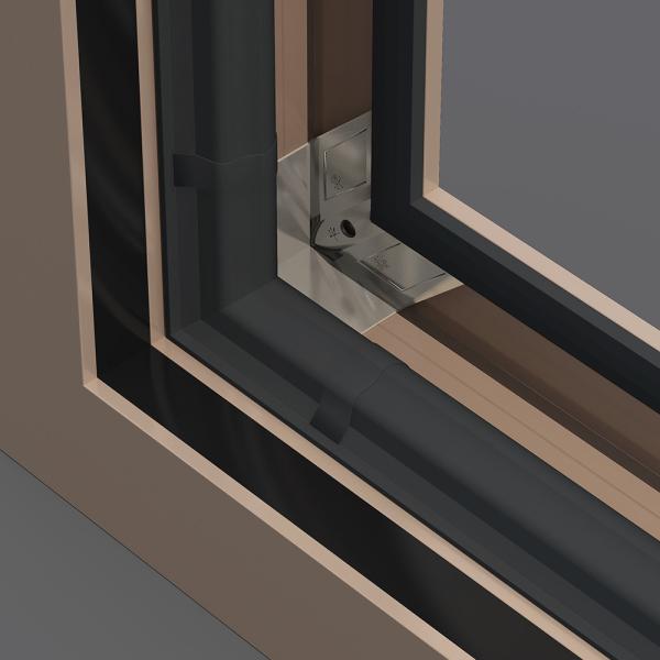80mm Width Aluminum Sliding Glass Windows Perfect For Horizontal Opening Pattern