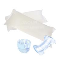 Adhésif chaud élastique synthétique de la fonte PSA pour les couches-culottes jetables hygiéniques avec la couleur transparente