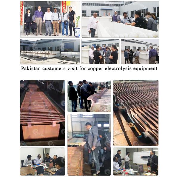 99.99% электролитическая рафинирующая установка с системой очистки меди DJ-500