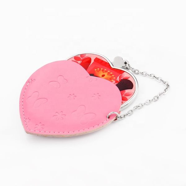 Unique Sublimation Compact Mirror With Case Blanks Custom Pocket Mirror