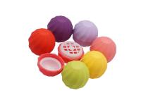 A bola colorida do tubo do bálsamo de bordo dá forma ao ovo conservado em estoque dá forma ao tubo bonito do bálsamo de bordo 7g
