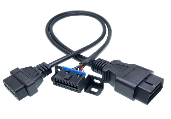 16 Pin OBD2 Y Cable OBD Extension Cable Cord Diagnostic Tool Adapter for Auto Car Vehicle Truck 24V For Opel Year 2000-2008