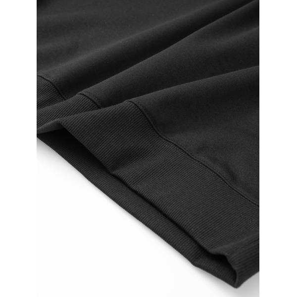 XMAMLON 320G Men's Polyester / Cotton Sweatshirt for Men Collarless Crewneck hoddies