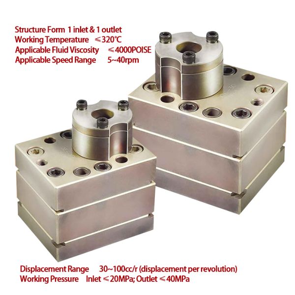 Jrg Spinning Gear Metering Pump for High Viscosity Polymer Melt in Chemical Fiber & Coating Industry
