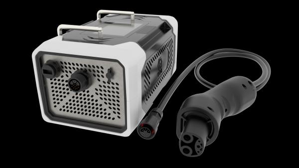 Portable V2L EV Discharger 3.5kW/5kW with Interchangeable Plug CCS CHAdeMO Tesla Type2