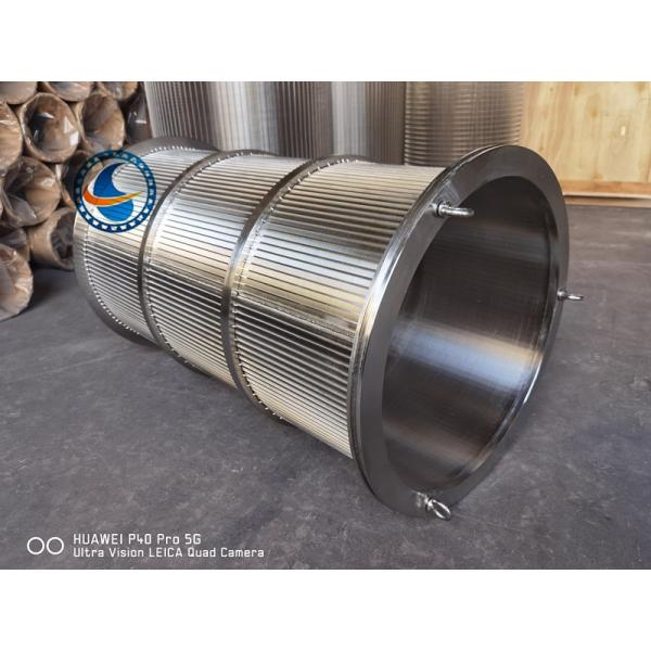 Экран провода барабанчика экрана провода клина SS316L роторный для обработки сточных вод