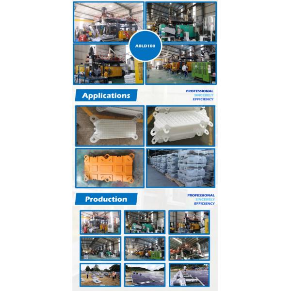 150 Liters Plastic Blow Molding Machine 380 Mm Floating Solar Panel