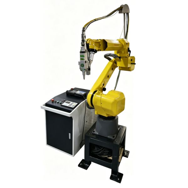 FANUC Laser Cutting Robot with 6-Axis Arm and Integrated Vision System for Precision Sheet Metal Processing