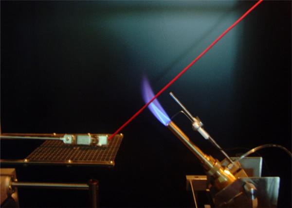 Fire Flammability Testing Equipment EN ISO 11925-2 3-30L/Min Air Flow Rate Vertical