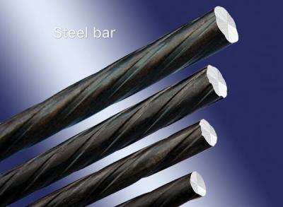 12.6mm Twisted Prestressed Concrete Steel Bar Iron Rod For Concrete