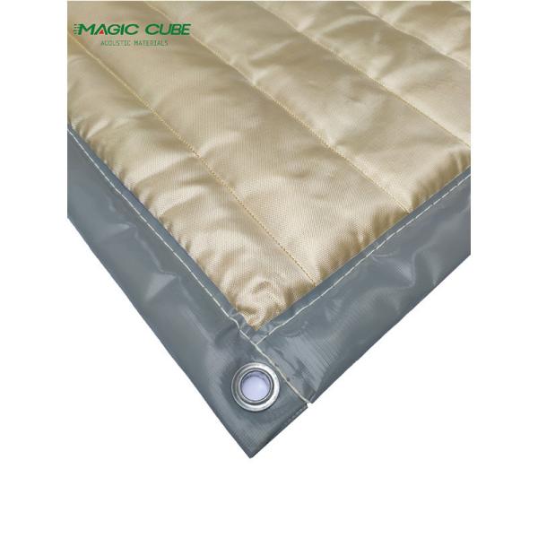 Grey PVC Tarpaulin And Fabric Sound Barrier For Outdoor Construction Sites