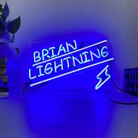 Deixe cair a placa feita sob encomenda de envio de Brain Lighting Letter With Acrylic do sinal de néon