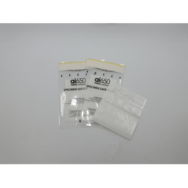 переход образца Biohazard замка застежка-молнии лаборатории 95kpa пластиковый кладет 3 в мешки/2layers