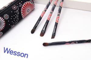 Japanese flower series makeup eye makeup set black handle soft brush head