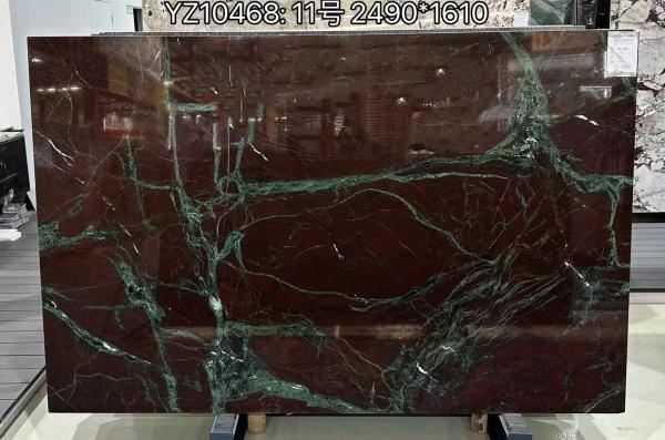 Brazil Red Marble Top Slab Waterproof Versatile With Customized Thickness