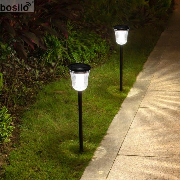 Lâmpadas de via solar FCC 2V 500MA 1W Lâmpada solar LED exterior 6000k