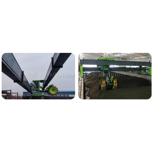 Производственное оборудование для компостирования из нержавеющей стали большой протяженности 30 м